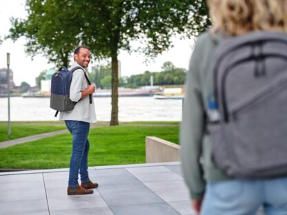 Laptop backpack Trust Avana 16", gray - Image 10