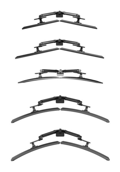 Neomounts double monitor desk stand 24"-34" black - Image 9