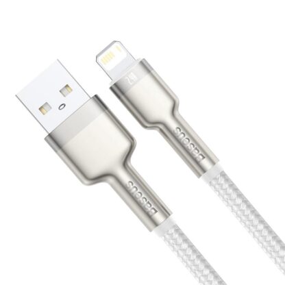 Cable Baseus Cafule Metal 2m, white - Image 8