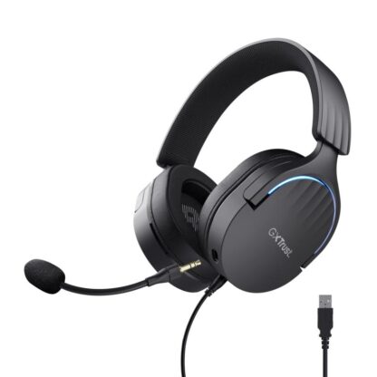 Trust GXT 490P Fayzo wired headphones, black - Image 7