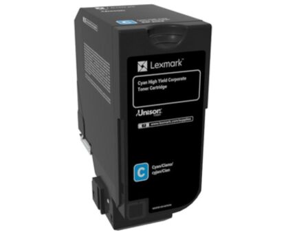 LEXMARK 84C2HCE TONER CARTRIDGE CYAN - Image 2