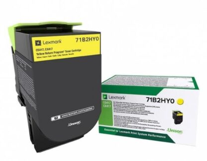 LEXMARK 71B2HY0 YLW RETURN PROG. TONER - Image 3