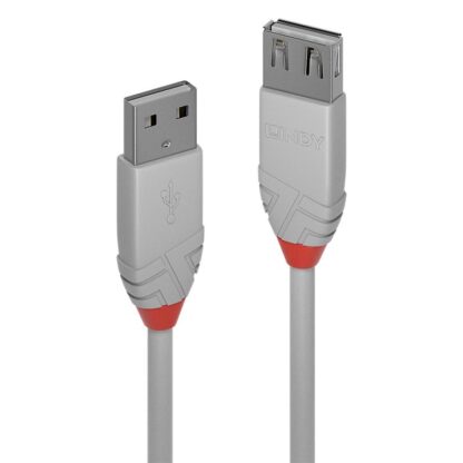 Lindy 3m USB 2.0 Type A Extension Cable, Anthra Line - Image 4