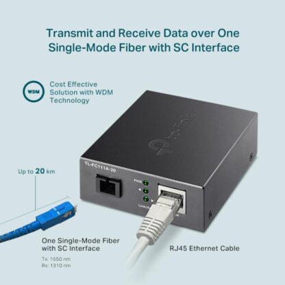 TP-LINK WDM MEDIA CONVERTER TL-FC111A-20 - Image 9