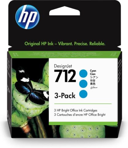 HP 3ED77A CYAN INKJET CARTRIDGE 3-PACK - Image 2