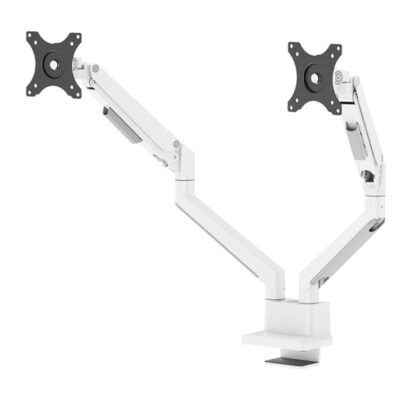 Neomounts double monitor desk stand 17"-32" silver - Image 5