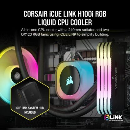 Corsair Cooler iCUE LINK H100i LIQUID - Image 12