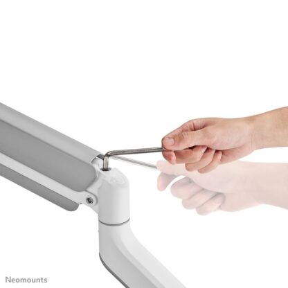 Monitor desk mount desk curved screen 17-49" white - Image 10