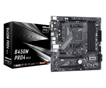 Motherboard Asrock B450M Pro4 R2.0 AM4 - Image 4