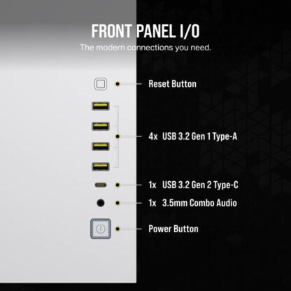 Corsair Case iCUE L 6500X RGB Mid-Tower White - Image 20