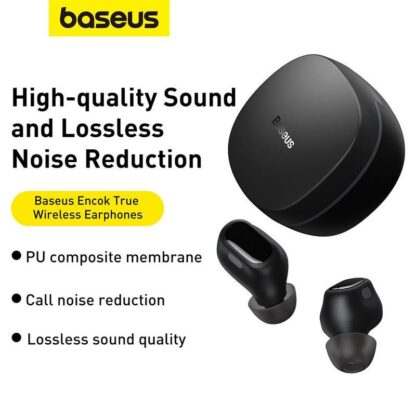 Baseus Bowie WM01 TWS Headphones, Black - Image 11