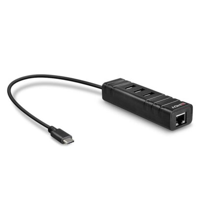 Lindy Hub USB 3.1 Type-C, USB-A + RJ45 - Image 2
