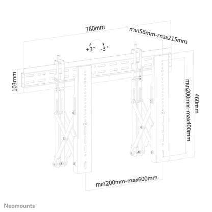 Neomounts Screen TV Wall Mount Fix 32"-75" - Image 8