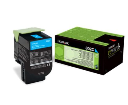 LEXMARK 80C20C0 CYAN TONER - Image 2