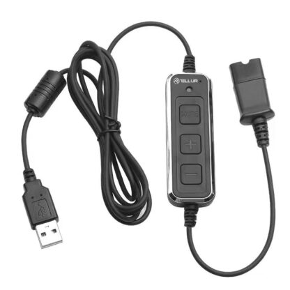 Tellur Voice 510N USB headphones, black - Image 7