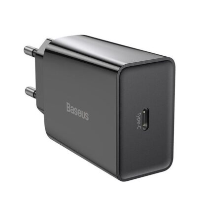Baseus Speed Mini Network Charger, black - Image 4