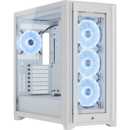 Corsair CASE iCUE 5000X RGB QL ED MID TOWER White - Image 4