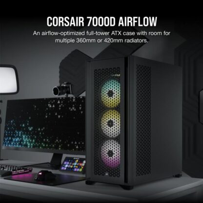 Corsair Case 7000D AIRFLOW Full-Tower Bk - Image 2