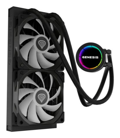 CPU COOLER GENESIS HYDRIA 240 ARGB BLACK - Image 9
