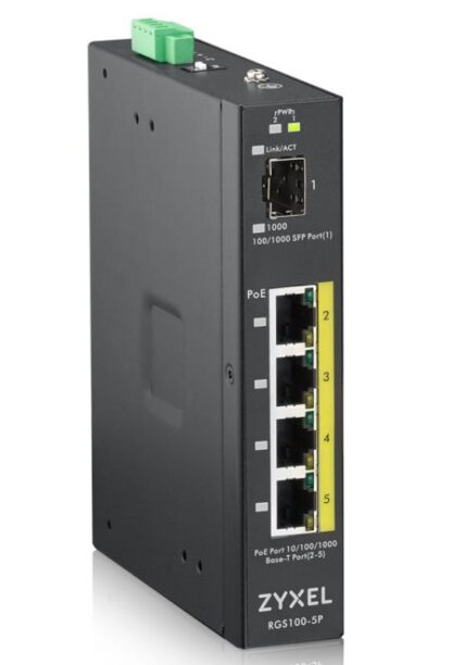 ZYXEL RGS100-5P 5PORT GBE POE SWITCH - Image 4