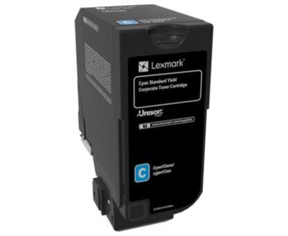 LEXMARK 74C2SCE TONER CARTRIDGE CYAN - Image 2
