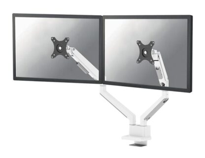 Neomounts double monitor desk stand 17"-32" silver - Image 4