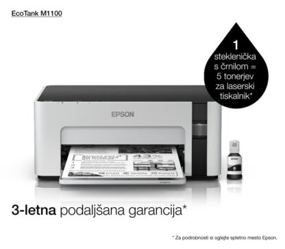 EPSON M1100 CISS MONO INKJET PRINTER - Image 13