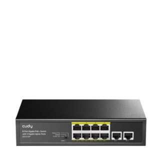 CUDY 8-Port Gigabit PoE+ Switch 2 Gigabit
