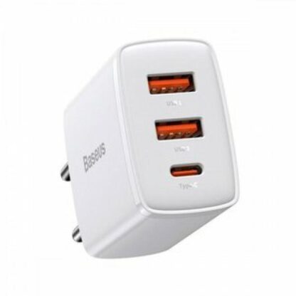 Baseus Compact charger, QC 30W, white - Image 3
