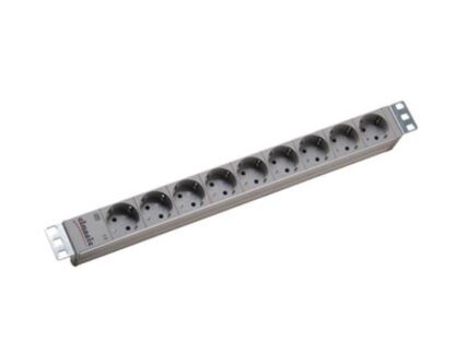 Bachmann PDU 1U 9 SCH ALU 2M Grey - Image 2