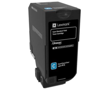 LEXMARK 74C0S20 CYAN TONER CARTRIDGE - Image 3