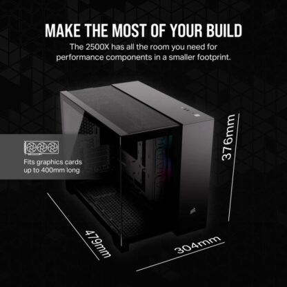 Corsair Case iCUE 2500X RGB Micro ATX Black - Image 16