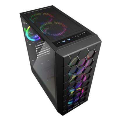 PC CASE SHARKOON RGB HEX BLACK - Image 9