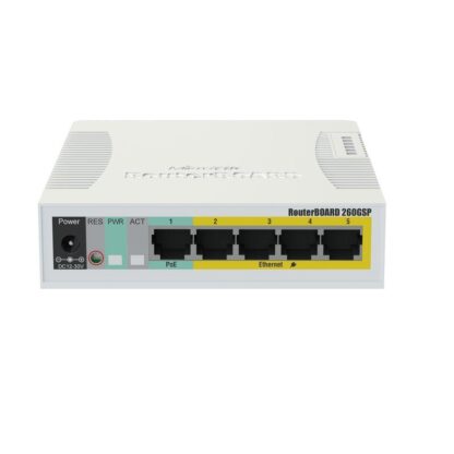 MIKROTIK SOHO SWITCH ROUTERBOARD 5XGE, 1XSFP - Image 4