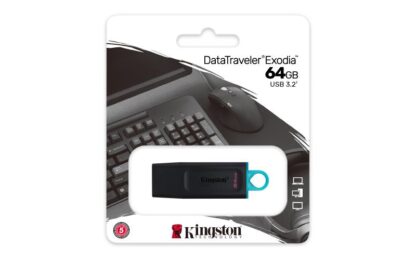 Kingston USB 64GB DATATRAVELER EXODIA 3.2 BK/T - Image 10