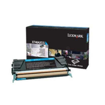 LEXMARK X746A3CG CYAN TONER - Image 2