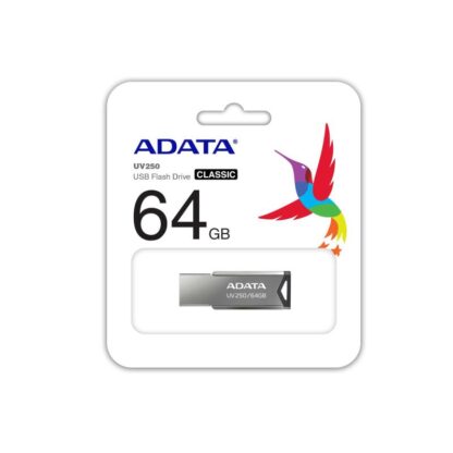 ADATA USB 64GB 2.0 UV250 SILVER - Image 7