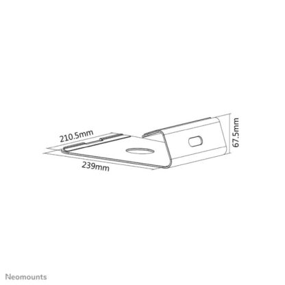 Neomounts Newstar Raised Aluminium Laptop Stand - Image 10