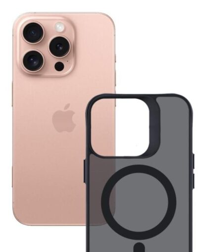 Protective cover 3mk Smoke MagCase for iPhone 16 Pro, Semi-Transparent - Image 2