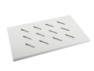 Poliță fixă 486x270 mm, max. 120 kg, gri