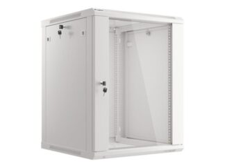 19" wall rack cabinet 15U / 600x600 gray V2