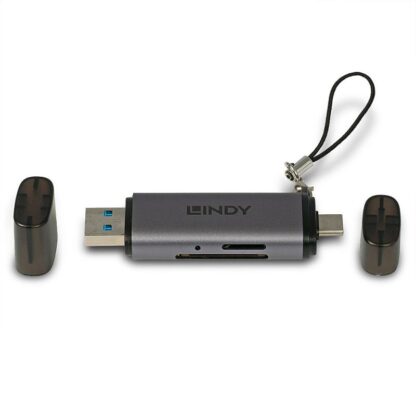 Card Reader Lindy USB 3.2 Type C&A, m/SD - Image 7