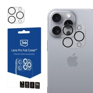 Camera protection film 3mk Lens Protection Pro™, Full cover for iPhone 16 Pro/16 Pro Max