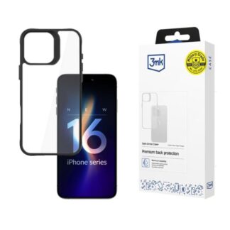 Protective cover 3mk Satin Armor Case+ for iPhone 16 Pro, Transparent