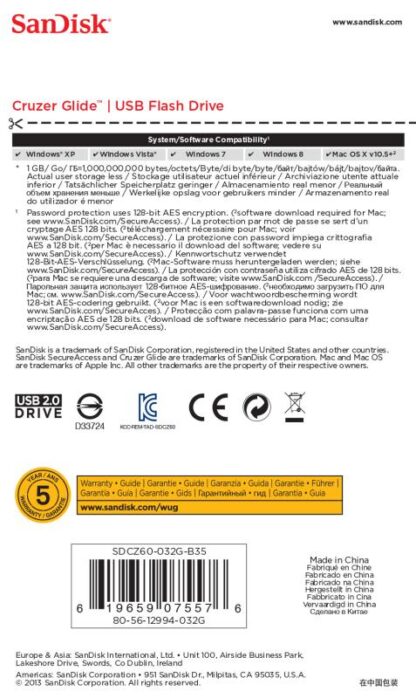 USB 32GB SANDISK SDCZ60-032G-B35 - Image 9