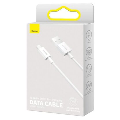 Cable Baseus Superior CAMYS-02 1m, white - Image 7