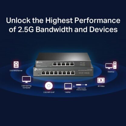 TP-Link Switch 8 Ports-2.4G UNMANAGED DESK METAL - Image 7