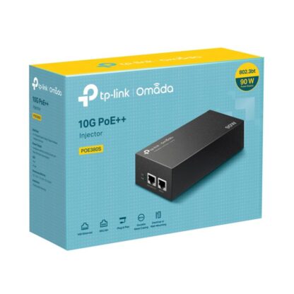 TP-LINK POE+ INJECTOR 10Gbps POE380S - Image 9