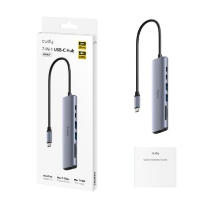 CUDY 7-IN-1 USB C Hub with 4K HDMI - Image 3