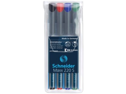Universal marker Maxx 220 S perm. Wallet 4 pieces assorted